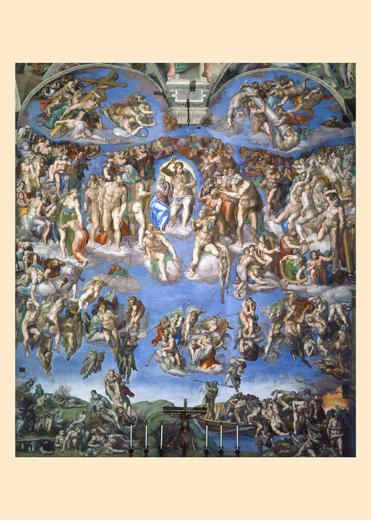 Cuadro El Juicio Final (Miguel Ángel - Michelangelo)