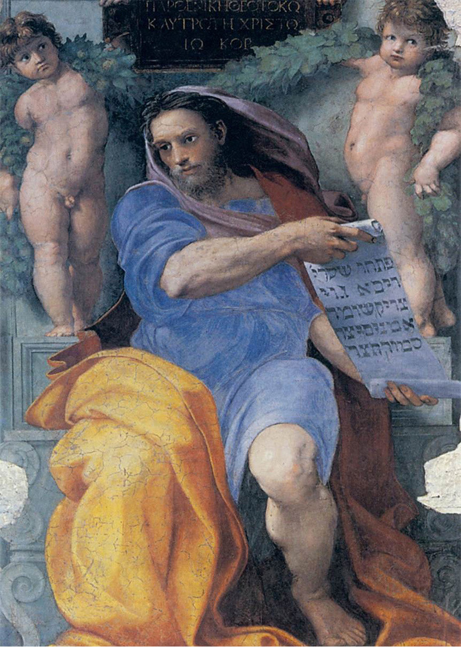 Cuadro El profeta Isaías (Miguel Ángel - Michelangelo)