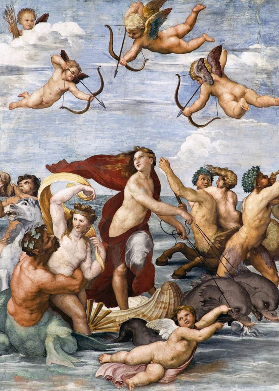 Cuadro El Triunfo de Galatea (Rafael Sanzio)