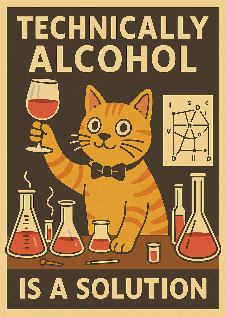 Cuadro El alcohol es una solución