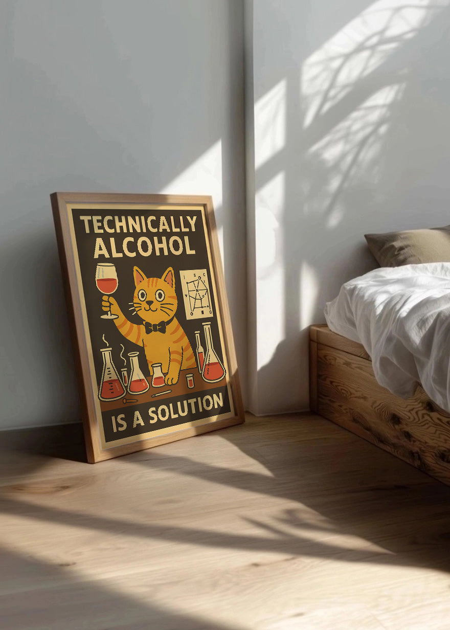 Cuadro El alcohol es una solución