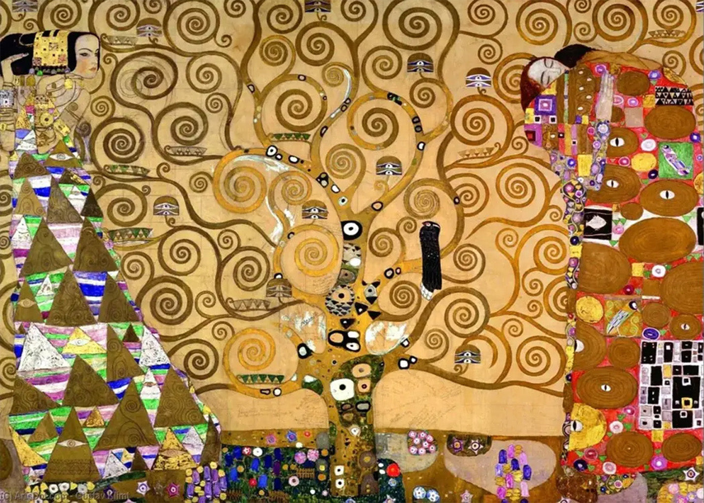 Cuadro El arbol de la Vida (Gustav Klimt)