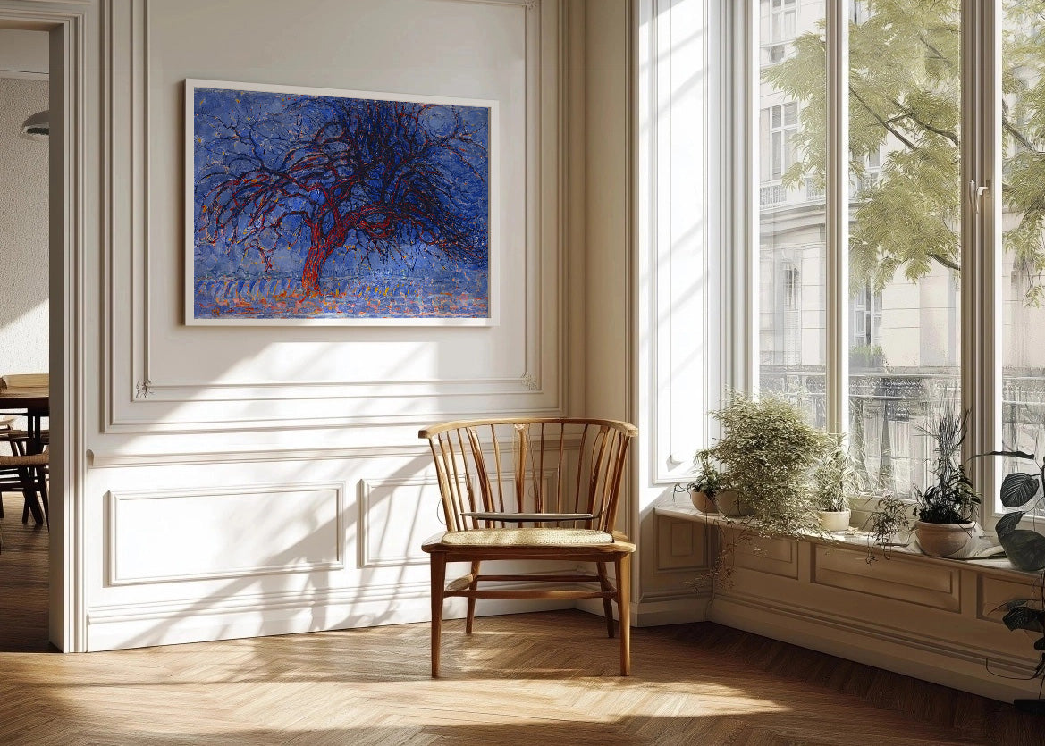 Cuadro El arbol rojo (Mondrian)