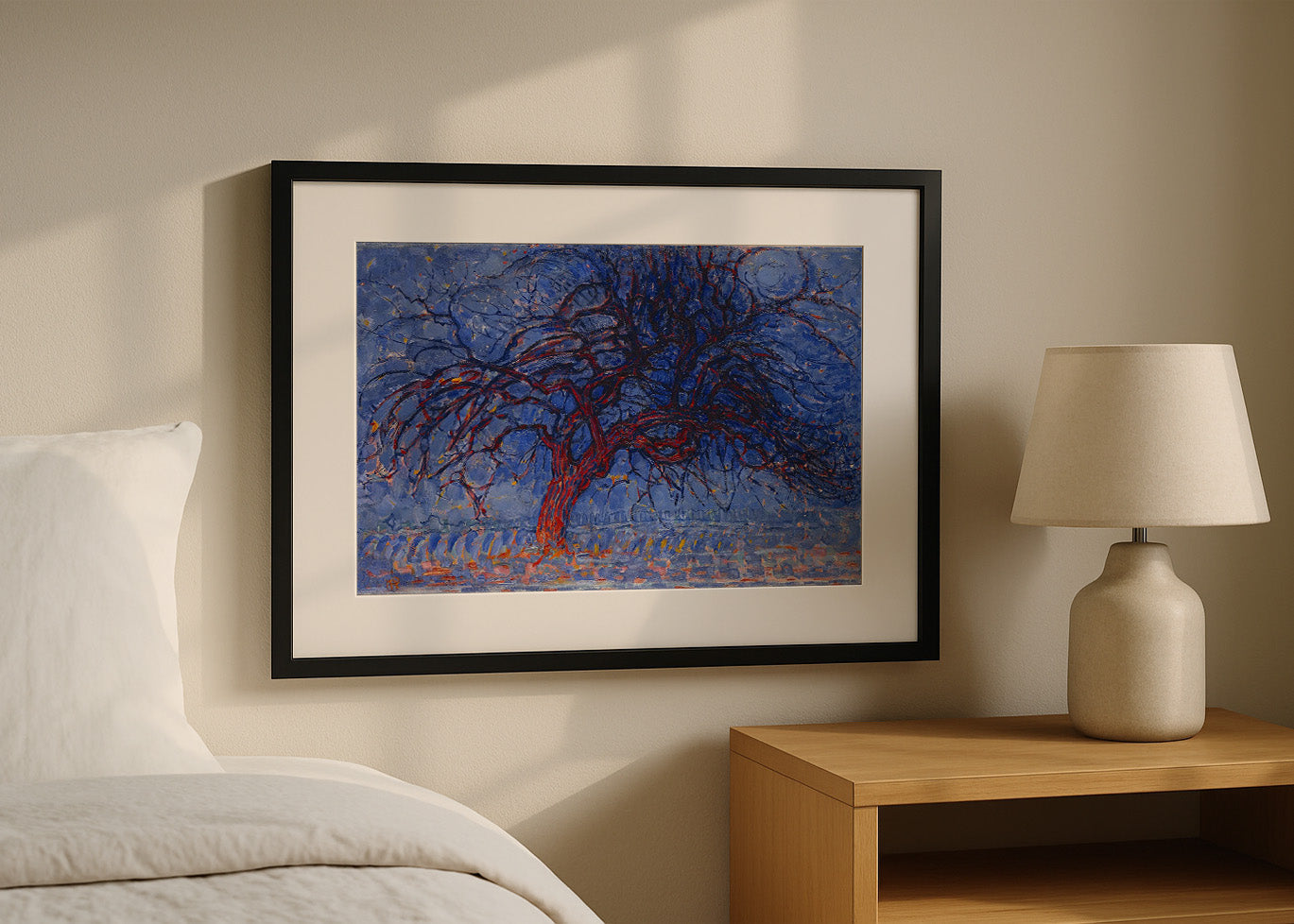 Cuadro El arbol rojo (Mondrian)