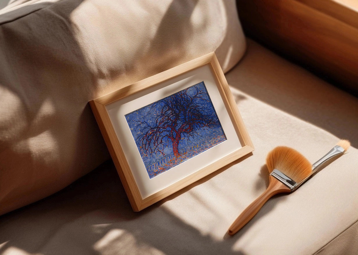 Cuadro El arbol rojo (Mondrian)