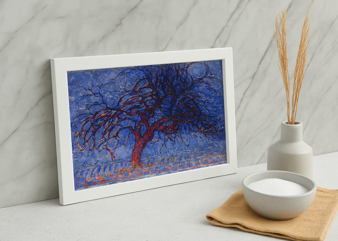 Cuadro El arbol rojo (Mondrian)