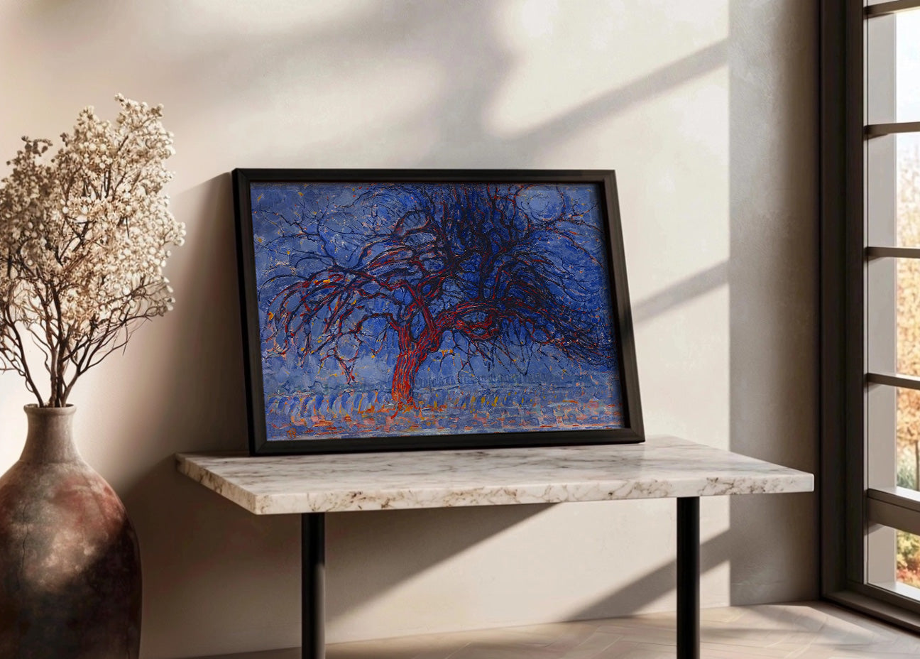 Cuadro El arbol rojo (Mondrian)