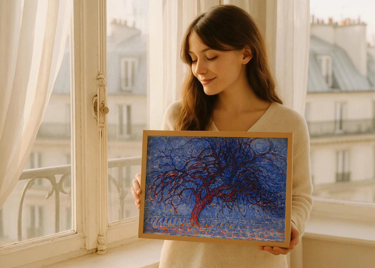 Cuadro El arbol rojo (Mondrian)
