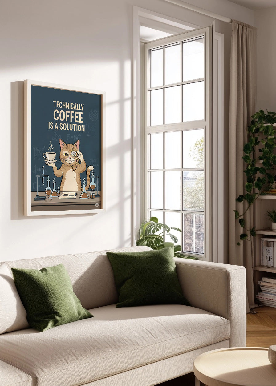 Cuadro El café es una solución