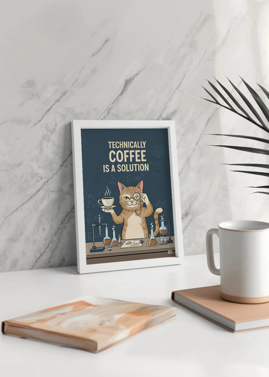 Cuadro El café es una solución