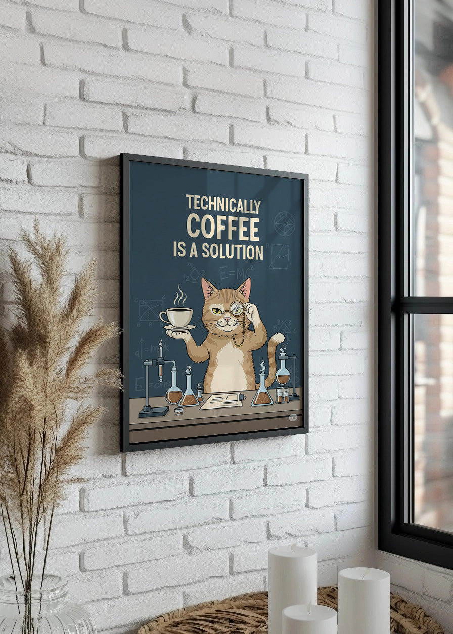 Cuadro El café es una solución