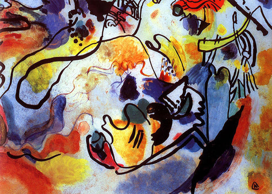 Cuadro El jinete azul (Kandinsky)
