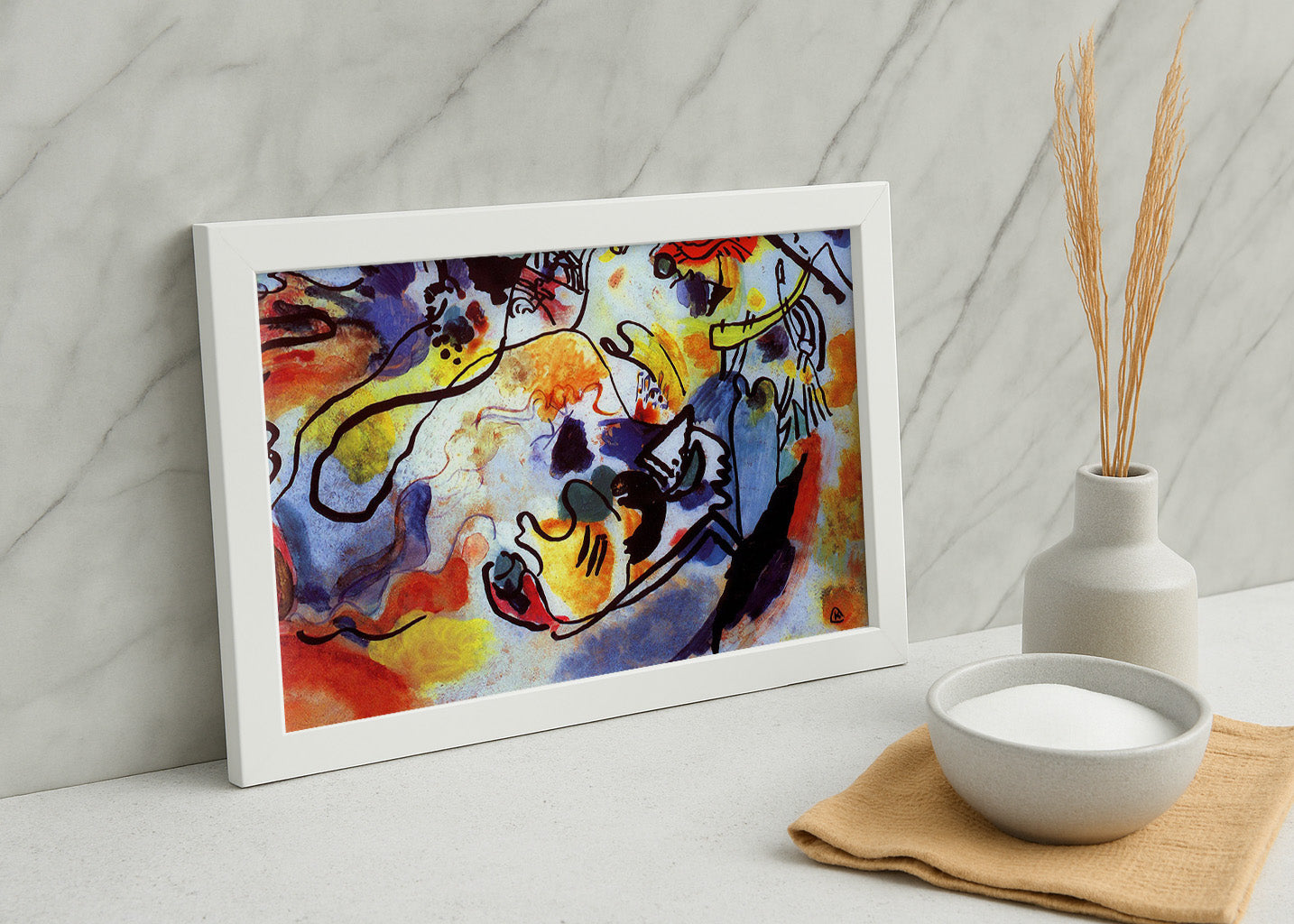 Cuadro El jinete azul (Kandinsky)