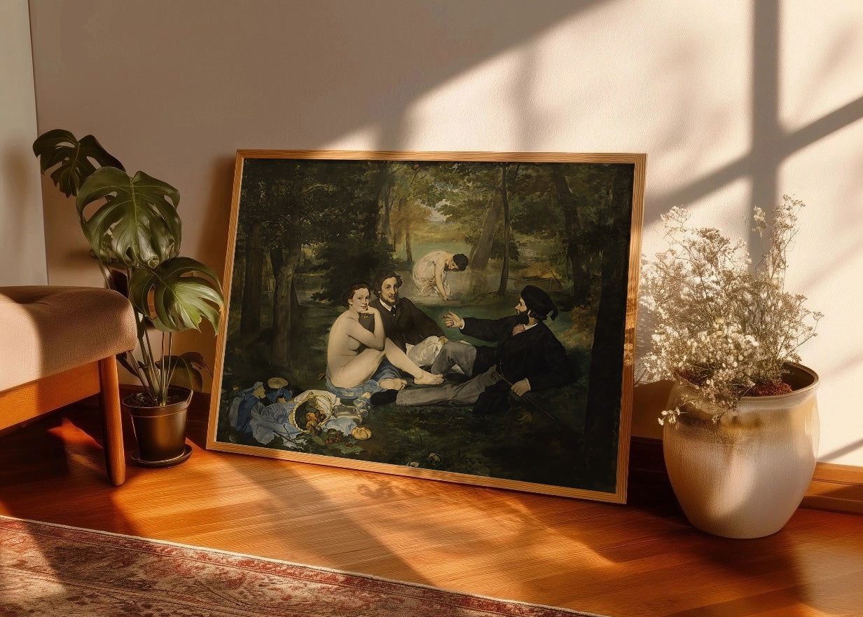 Cuadro El almuerzo sobre la hierba (Edouard Manet)