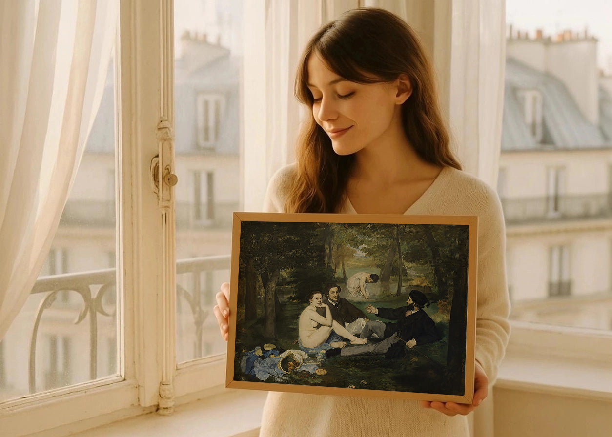 Cuadro El almuerzo sobre la hierba (Edouard Manet)