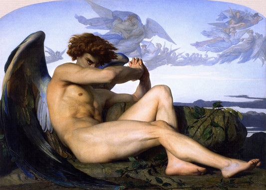 Cuadro El ángel caído / Lucifer (Alexandre Cabanel)