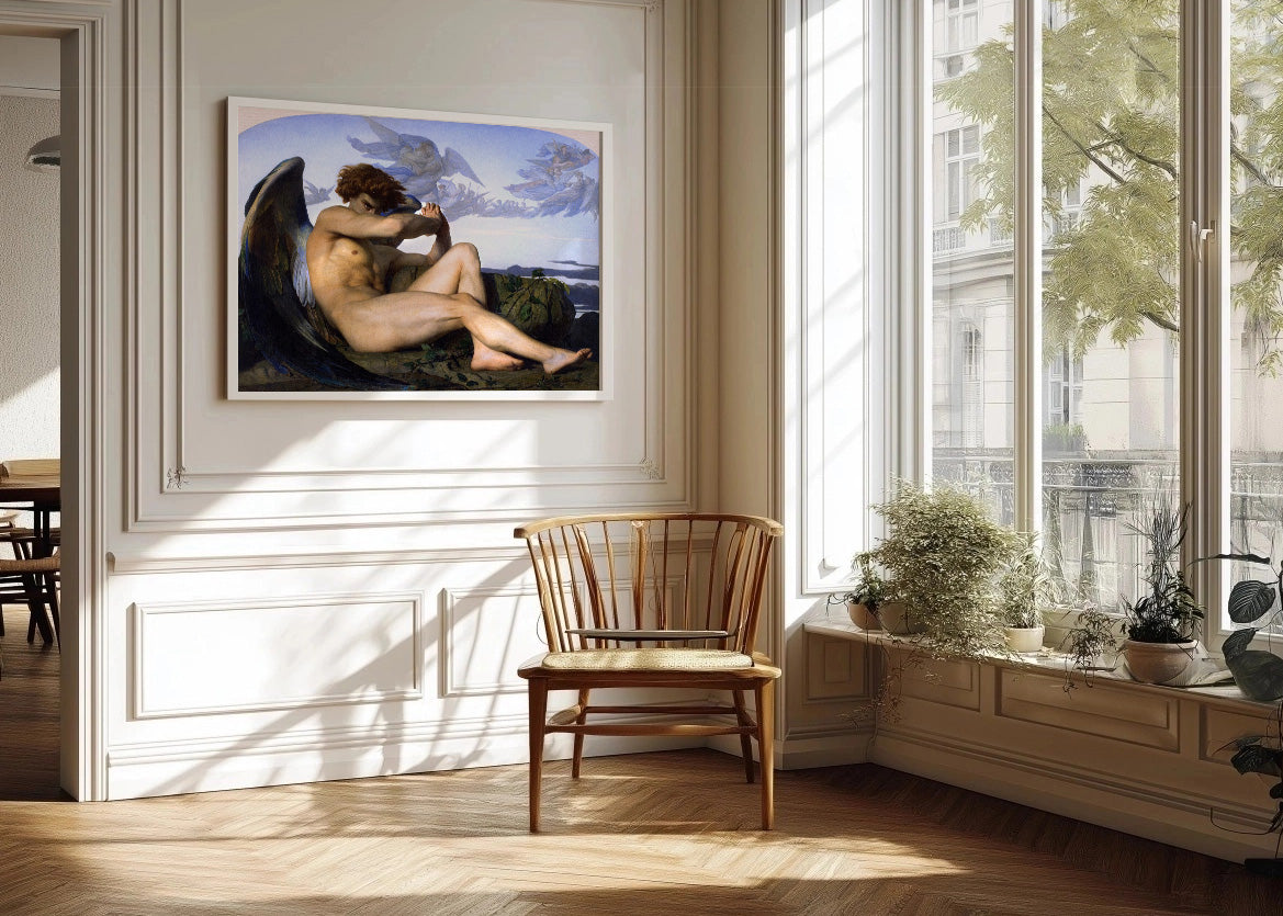 Cuadro El ángel caído / Lucifer (Alexandre Cabanel)