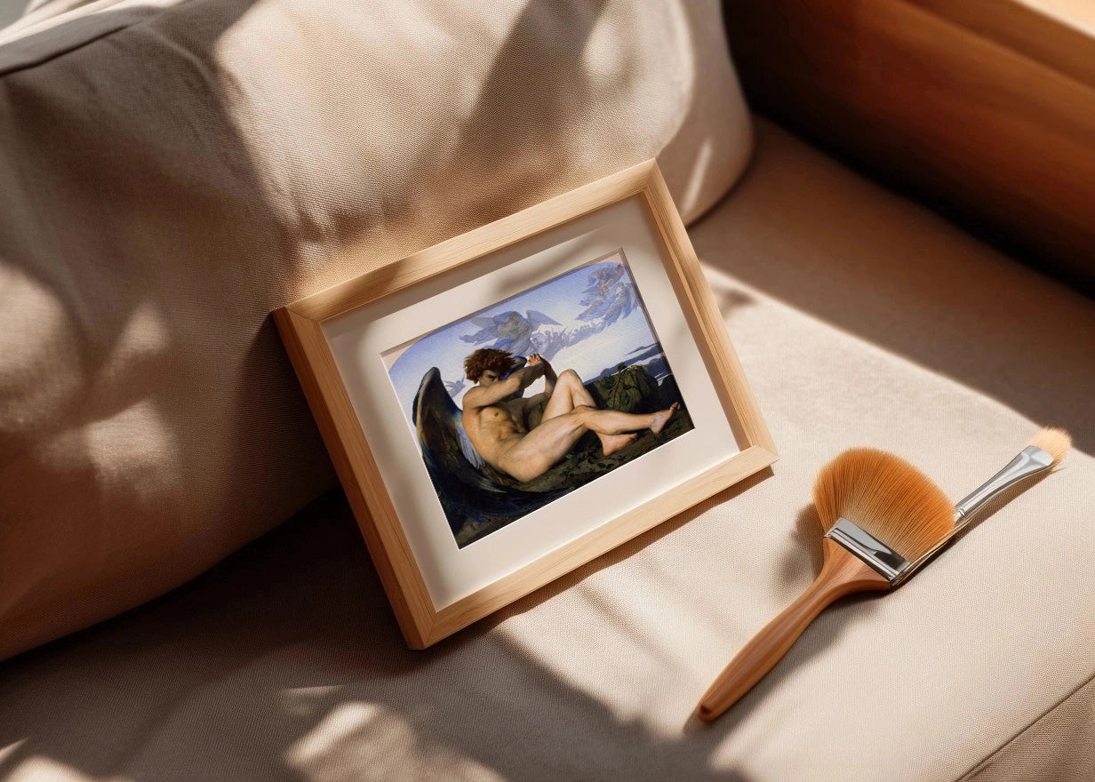 Cuadro El ángel caído / Lucifer (Alexandre Cabanel)