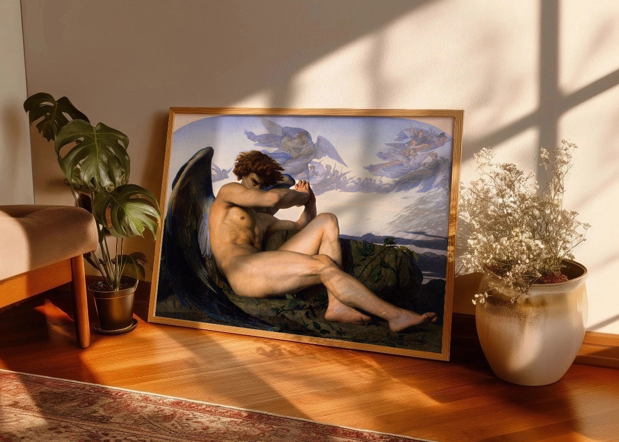 Cuadro El ángel caído / Lucifer (Alexandre Cabanel)