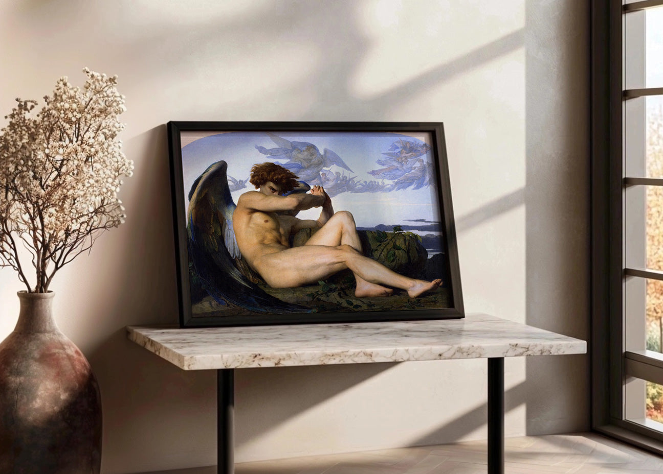 Cuadro El ángel caído / Lucifer (Alexandre Cabanel)