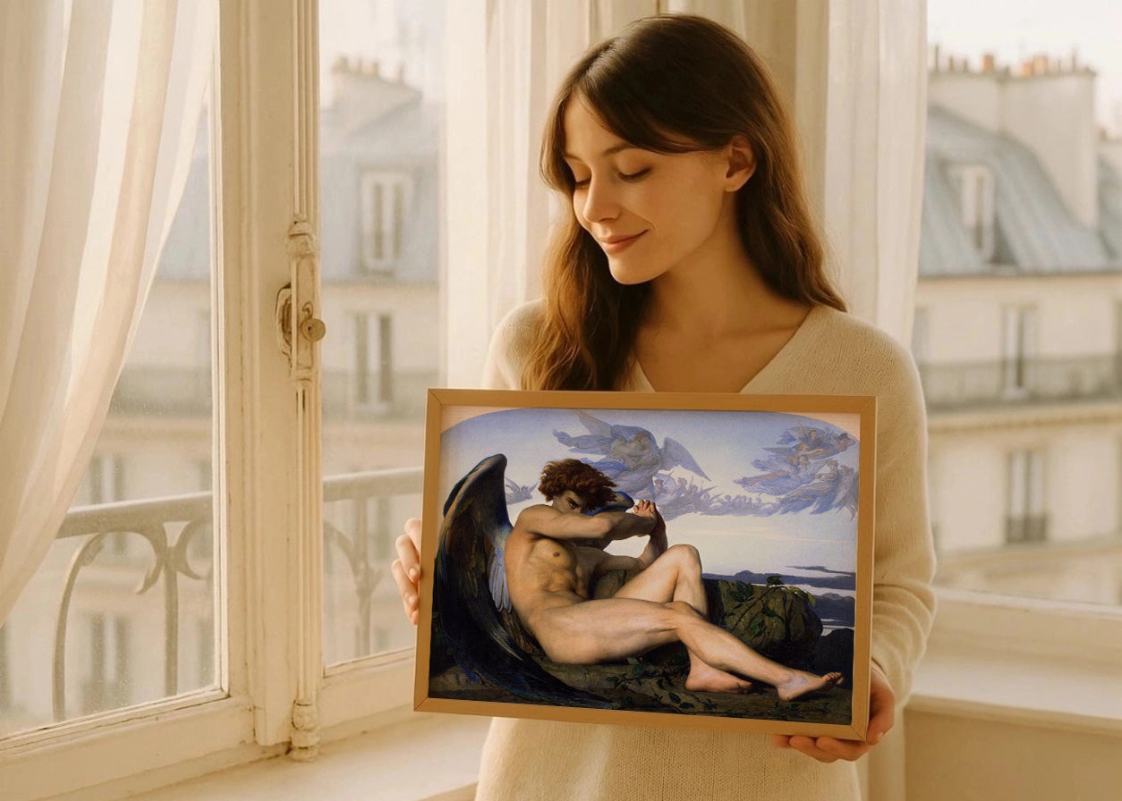 Cuadro El ángel caído / Lucifer (Alexandre Cabanel)