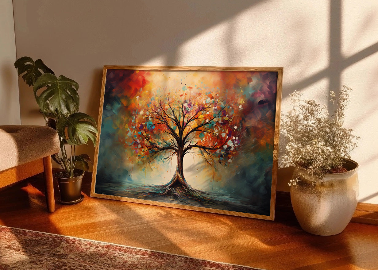 Cuadro El árbol de la vida plena