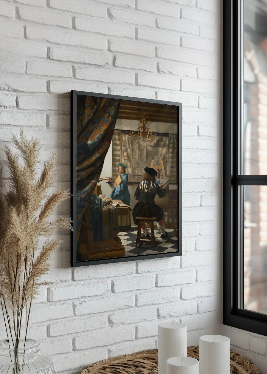 Cuadro El arte de la pintura (Johannes Vermeer)