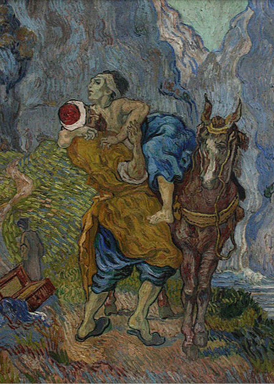 Cuadro El buen samaritano (Delacroix)