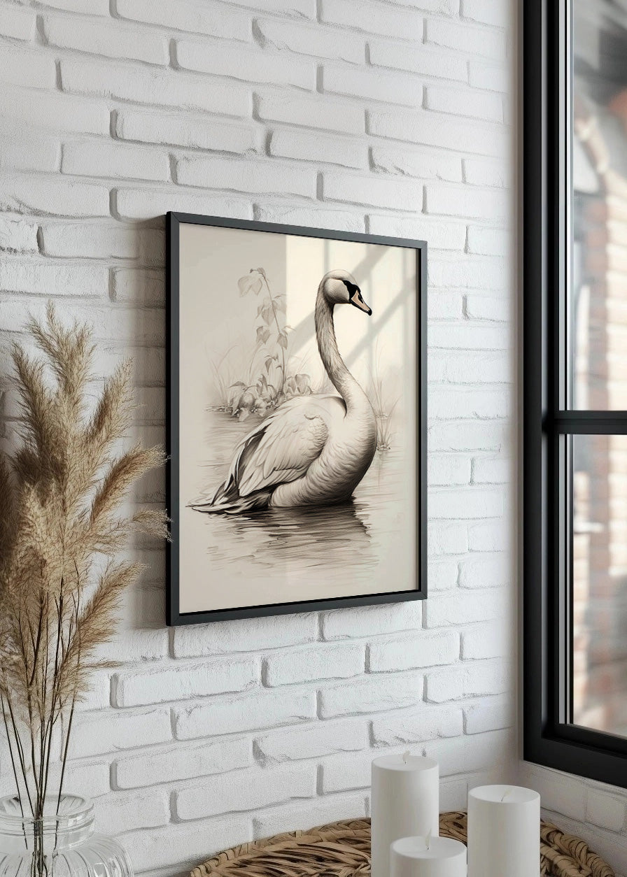 Cuadro El cisne del lago