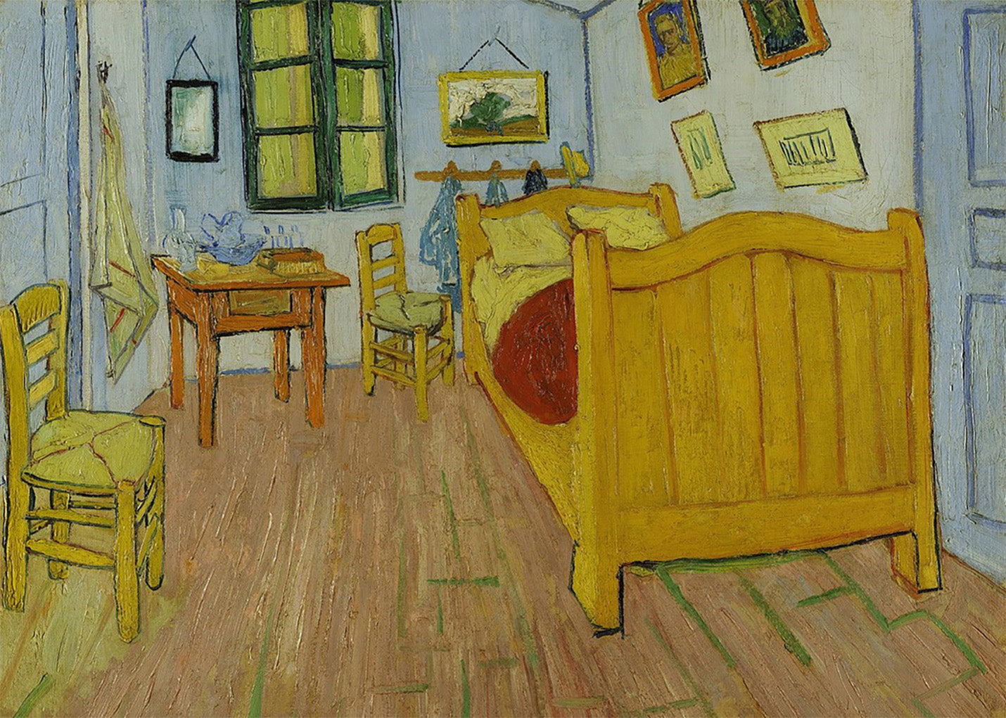 Cuadro El cuarto en Arlés (Van Gogh)