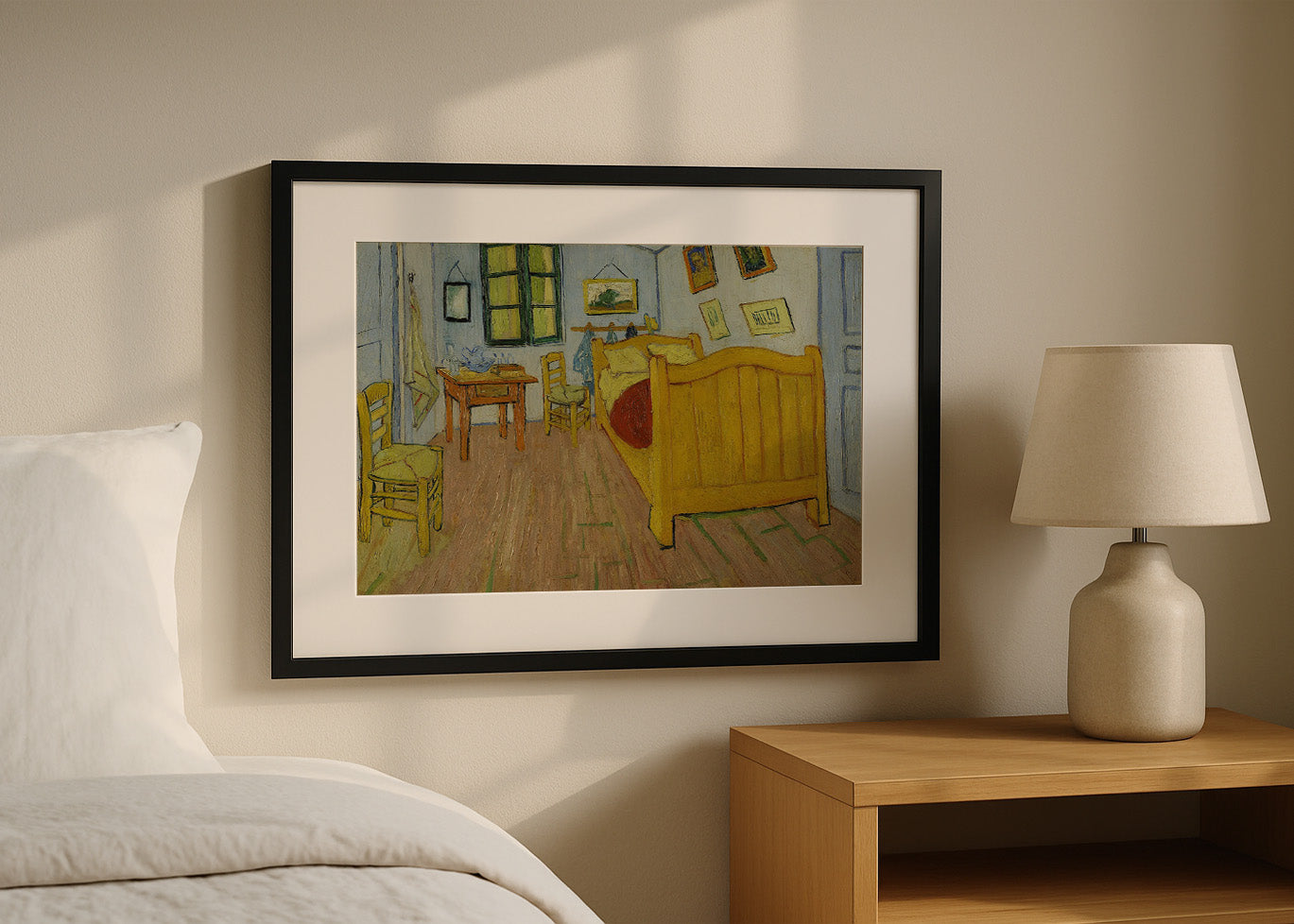Cuadro El cuarto en Arlés (Van Gogh)
