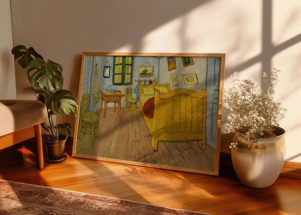 Cuadro El cuarto en Arlés (Van Gogh)