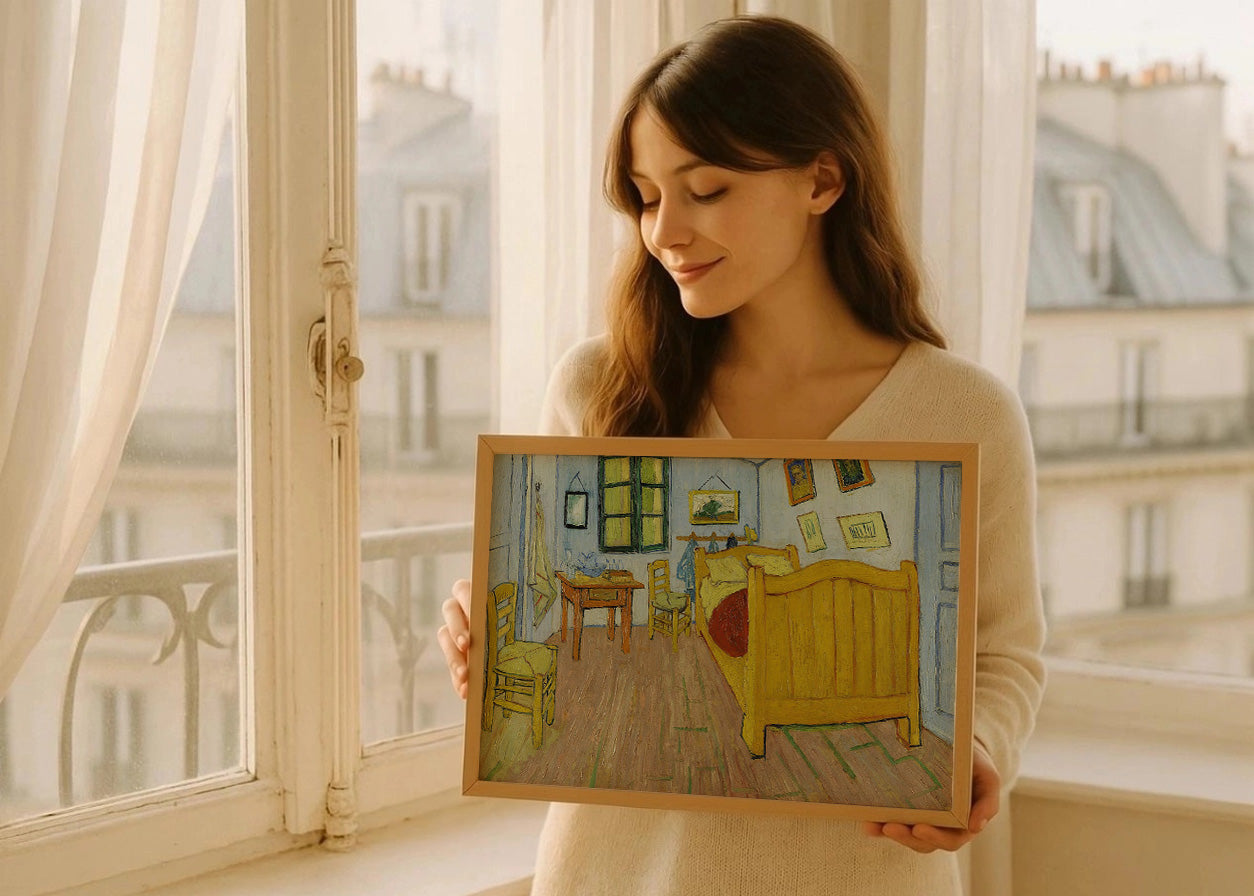 Cuadro El cuarto en Arlés (Van Gogh)