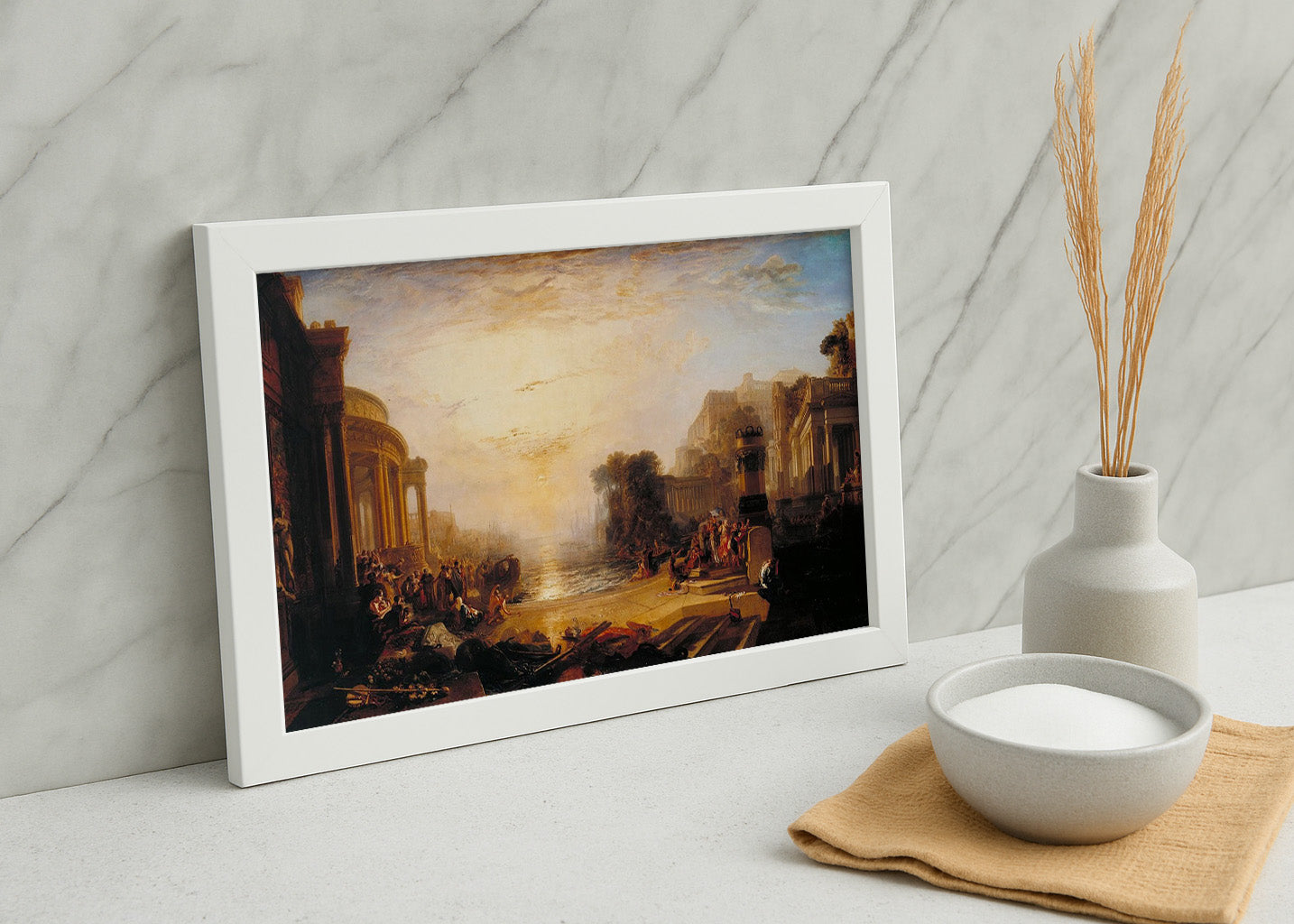 Cuadro El declive del imperio cartaginés (Turner)