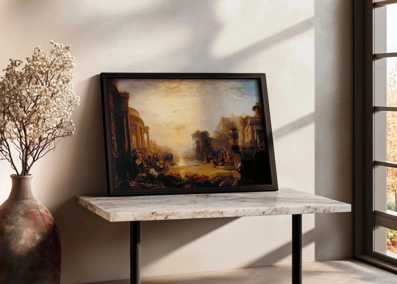 Cuadro El declive del imperio cartaginés (Turner)