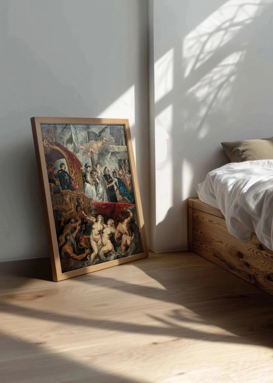 Cuadro El desembarco de María de Médicis en el puerto de Marsella (Rubens)