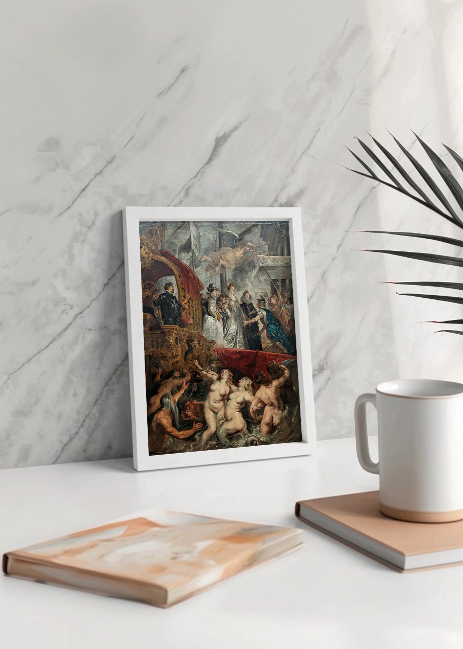 Cuadro El desembarco de María de Médicis en el puerto de Marsella (Rubens)