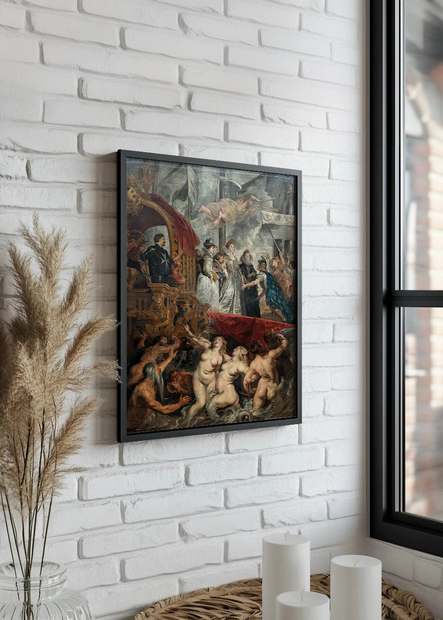 Cuadro El desembarco de María de Médicis en el puerto de Marsella (Rubens)