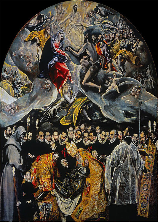 Cuadro El entierro del Conde de Orgaz (El Greco)
