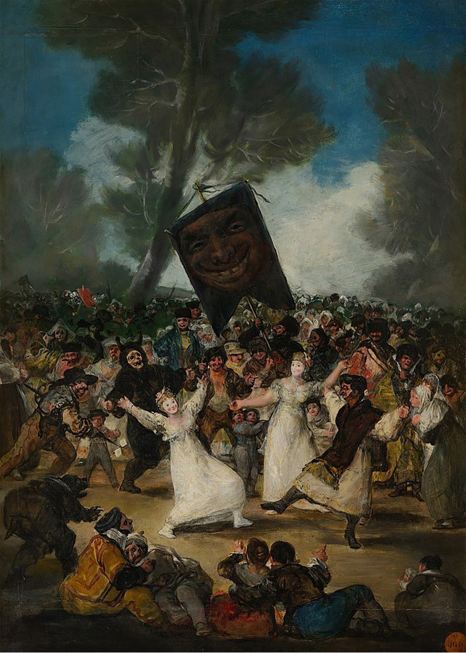 Cuadro El entierro de la sardina (Francisco de Goya)