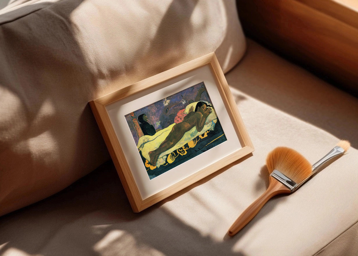 Cuadro El espíritu de los muertos vela (Gauguin)