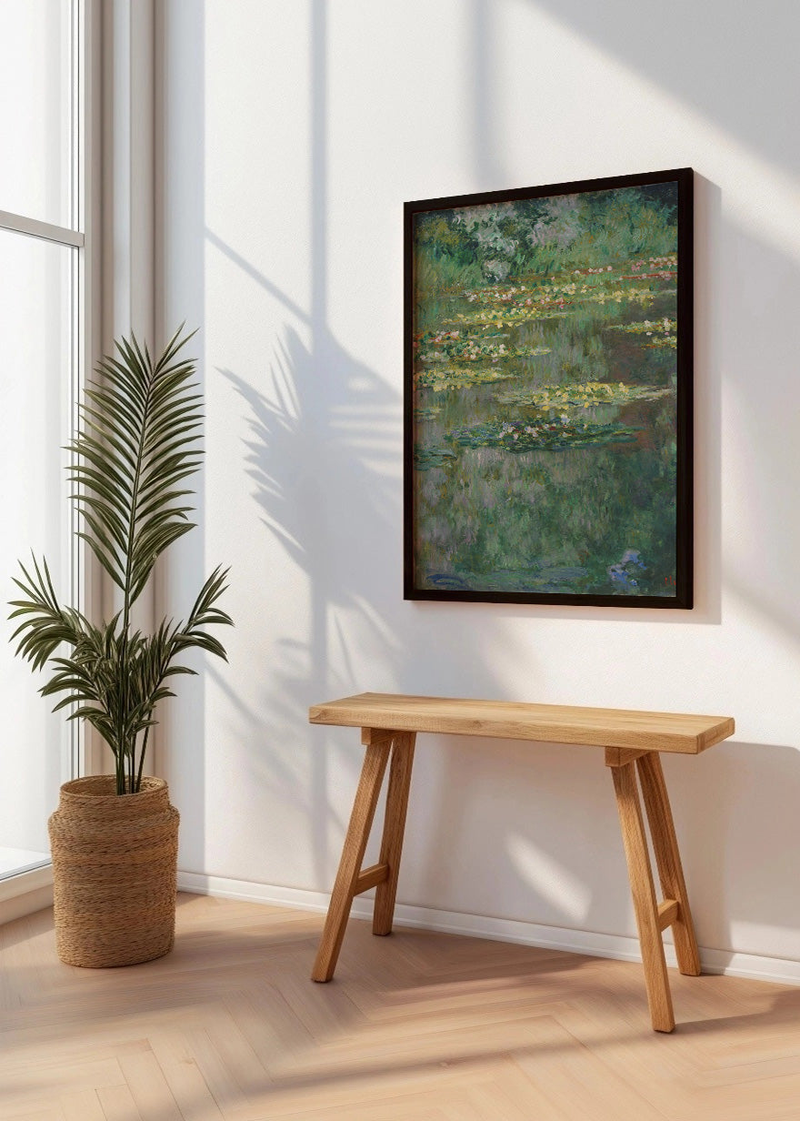 Cuadro El estanque de los nenúfares - vertical (Claude Monet)