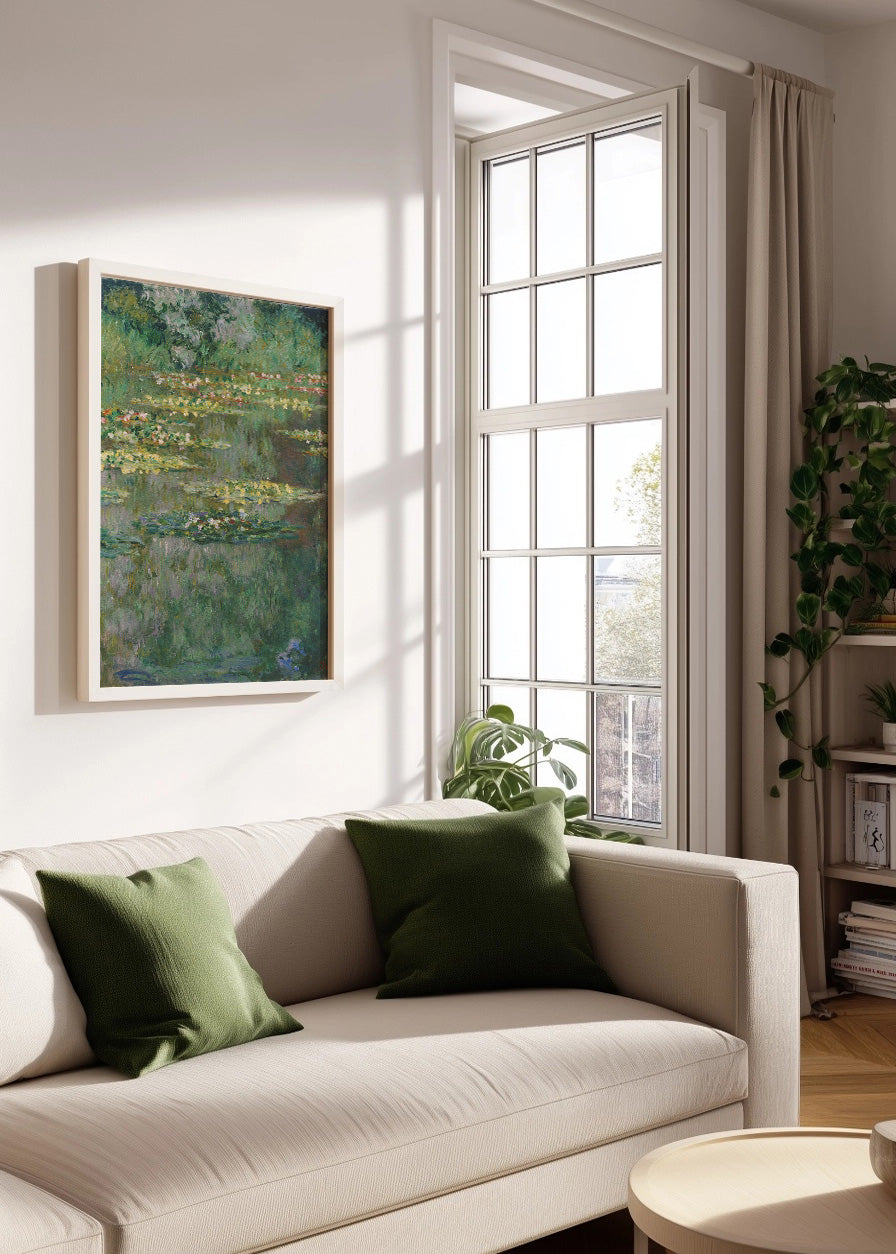 Cuadro El estanque de los nenúfares - vertical (Claude Monet)