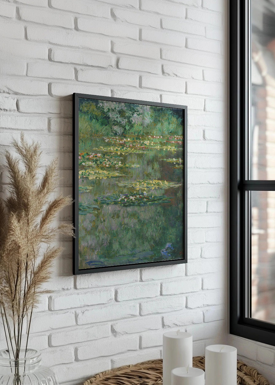 Cuadro El estanque de los nenúfares - vertical (Claude Monet)