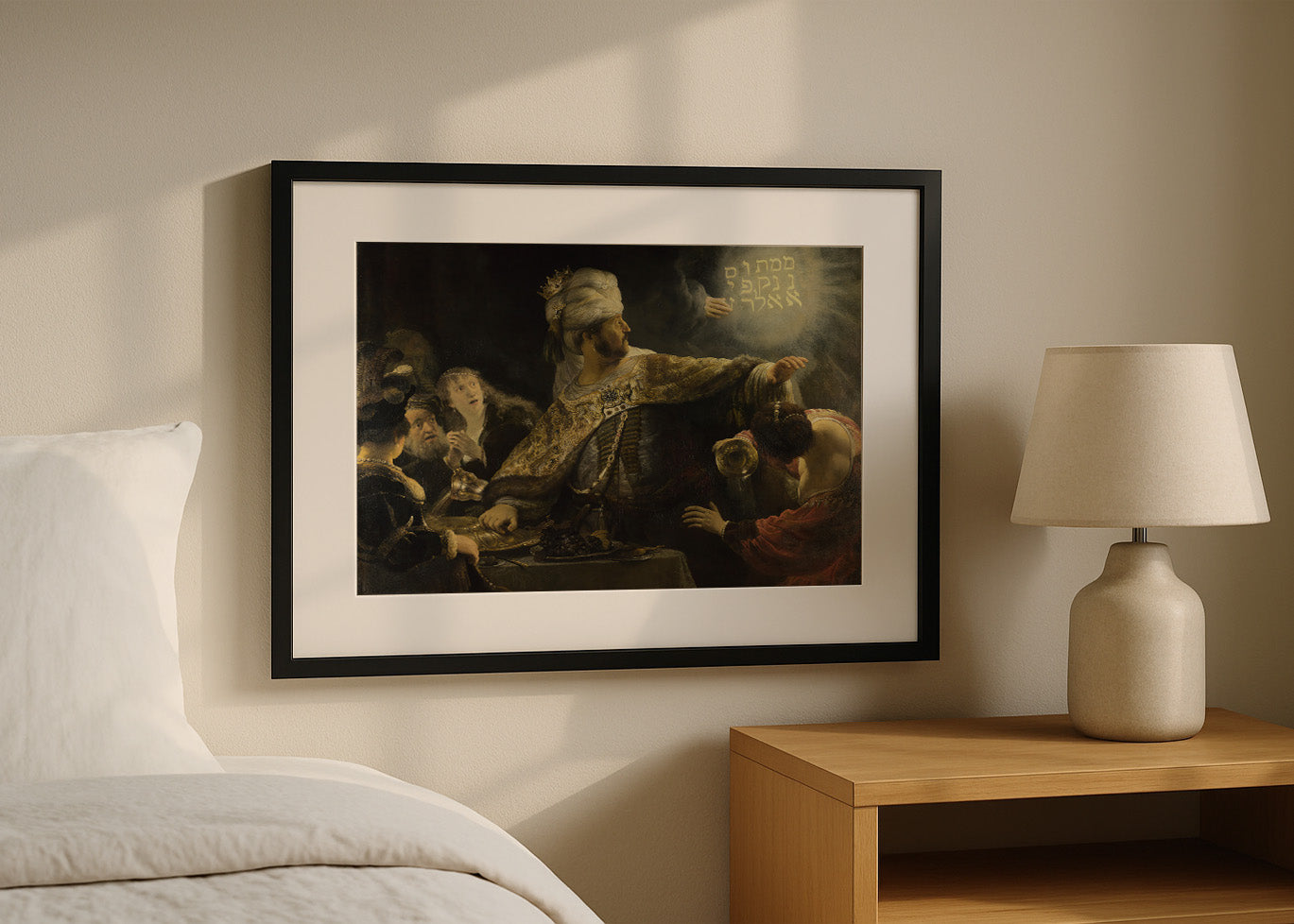 Cuadro El festín de Baltasar (Rembrandt)