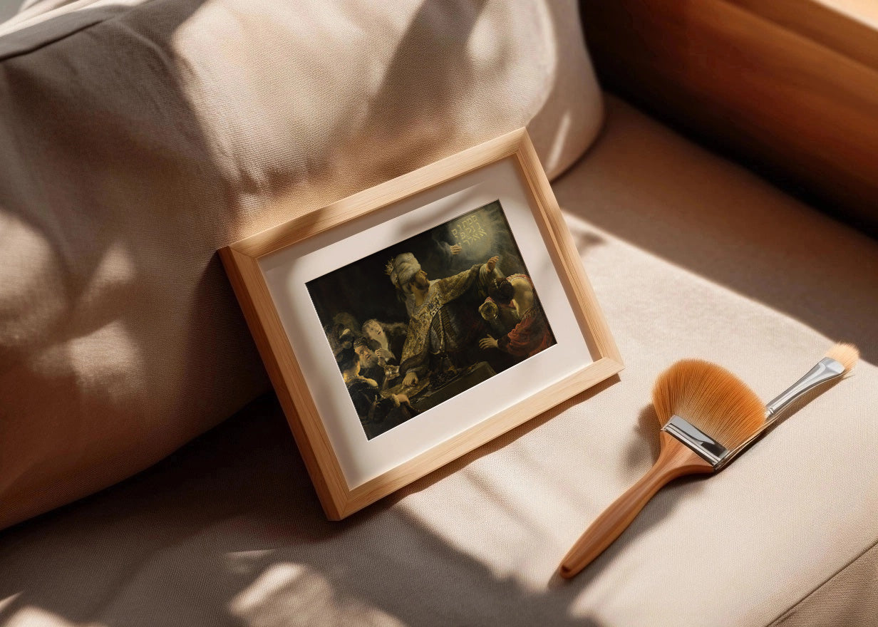 Cuadro El festín de Baltasar (Rembrandt)