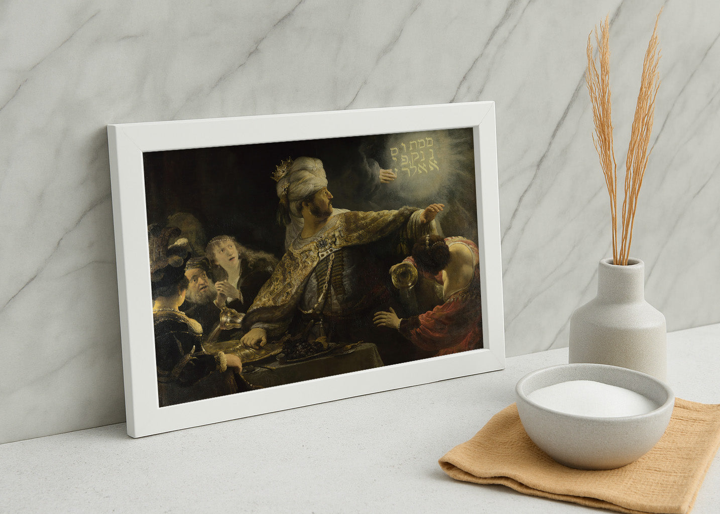 Cuadro El festín de Baltasar (Rembrandt)