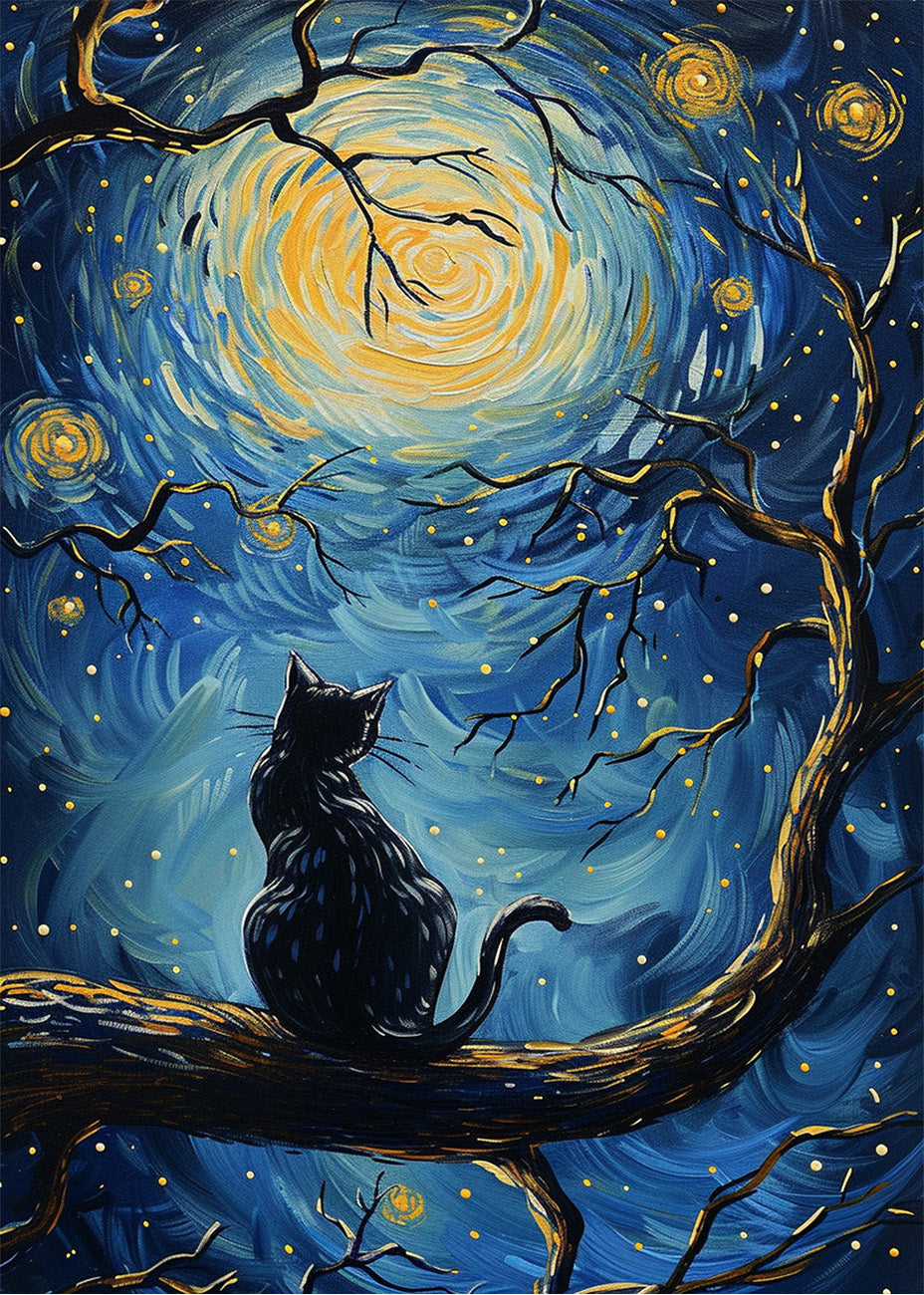 Cuadro El gato de Van Gogh