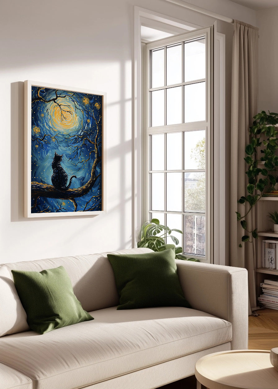 Cuadro El gato de Van Gogh