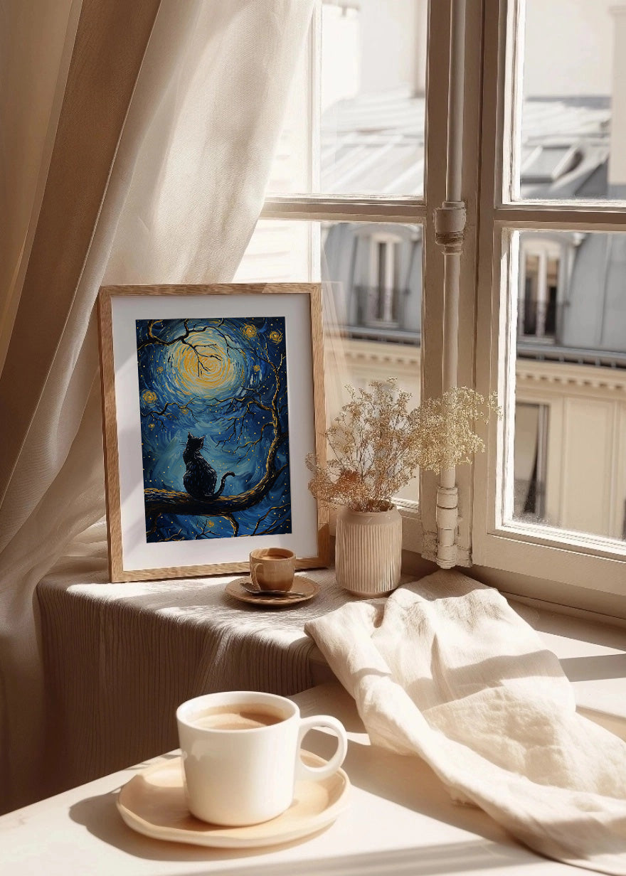 Cuadro El gato de Van Gogh